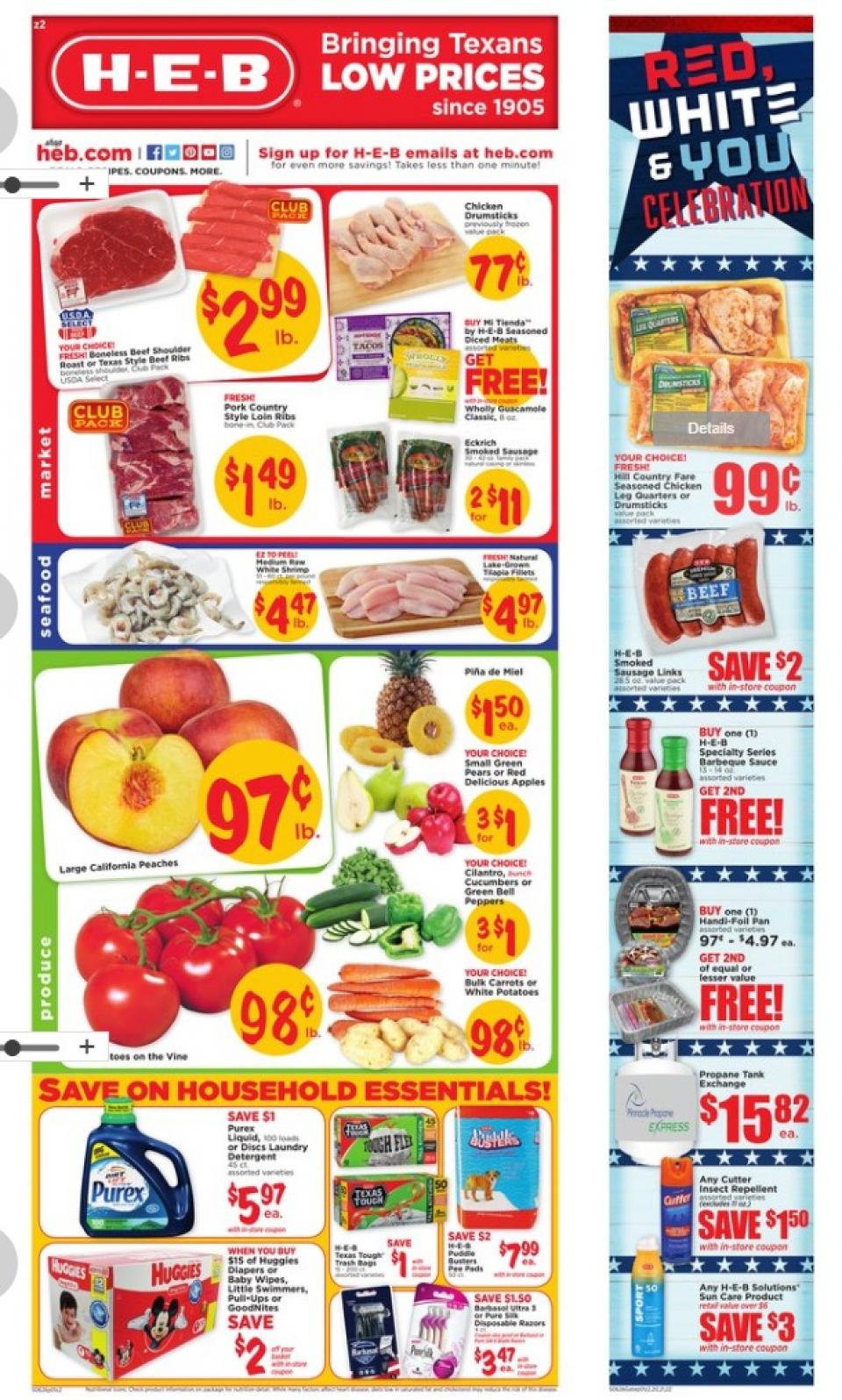 Heb Weekly Ad Jun Jul Weeklyads