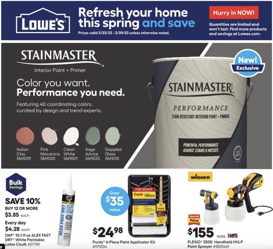 Lowe S Weekly Ad Sale Mar Weeklyads