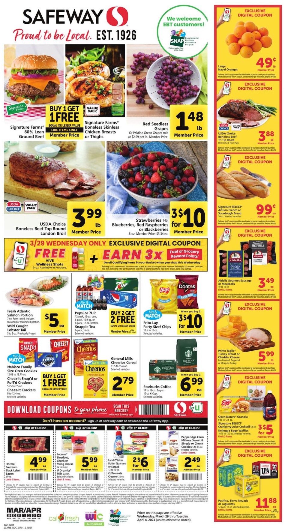 Safeway Weekly Ad Easter Mar 29 Apr 4 2023 WeeklyAds2