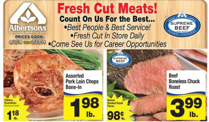 Albertsons Ad Meat and Seafood Savings - WeeklyAds2