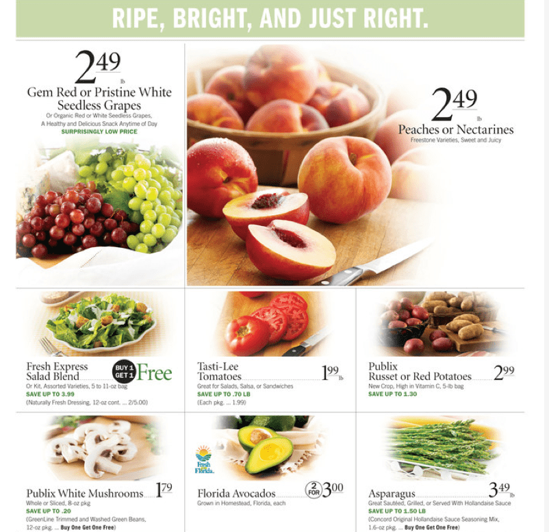 Publix Ad Fruits and Vegetables Fresh Offers WeeklyAds2