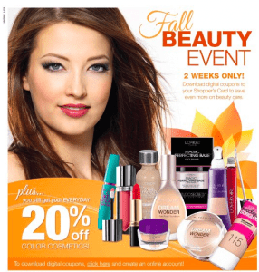 kroger ad fall beauty event