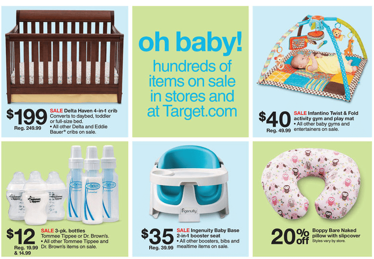 target ad what a baby wants