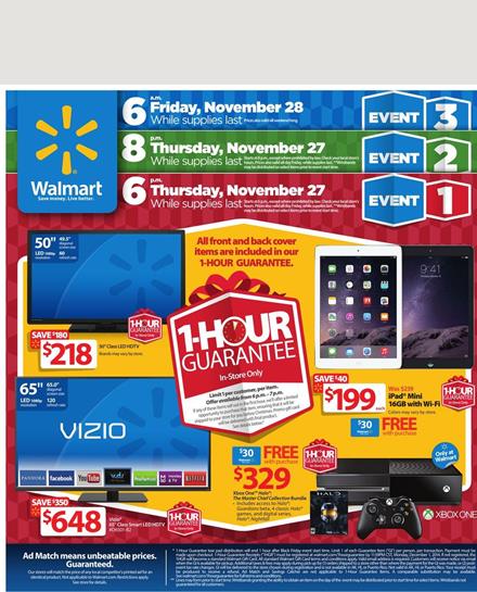 Walmart Black Friday Ads Featuring Huge Product Range