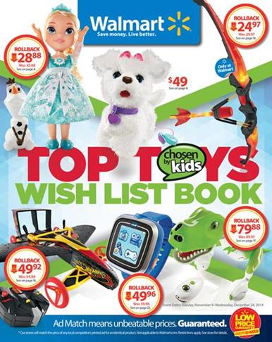 Walmart Christmas Top Toys November