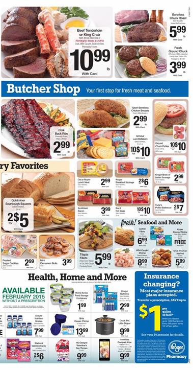 Kroger Weekly Ad Products Foods