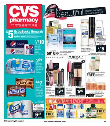 CVS Weekly Ad 12th April Beauty and Pharmacy Products