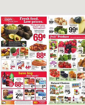 Ralphs Organic Fresh Food Weekly Ad Prices