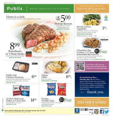 Publix Weekly Ad 13 May 2015