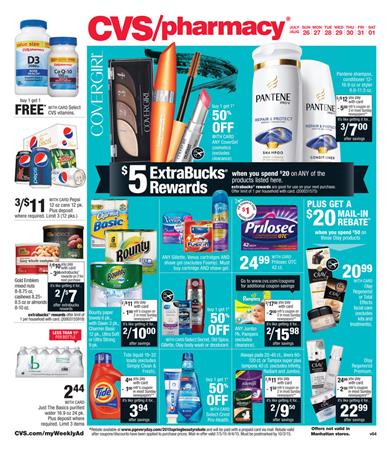 CVS Weekly Ad Jul 26 - Aug 01 Pharmacy and Beauty Products 2015