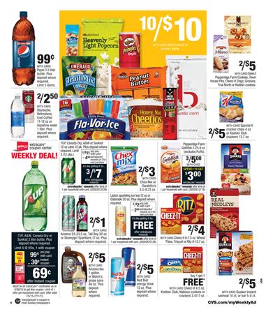 CVS Weekly Ad Snacks and Grocery Savings July 11