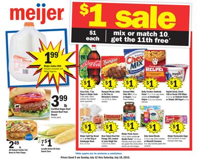 Meijer Ad Mix Or Match Sale Jul 17 Last Day !