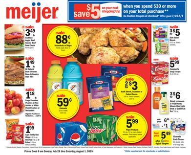 Meijer Weekly Ad Preview Jul 26 - Aug 01 2015