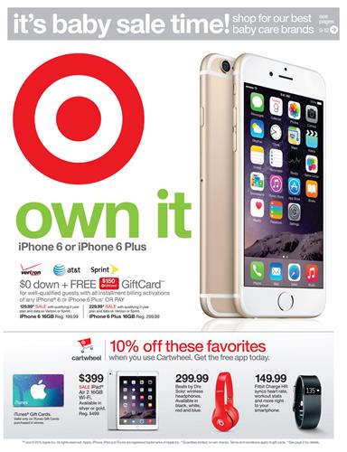 Target Weekly Ad Baby Sale and Electronics July 6
