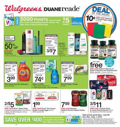Walgreens Weekly Ad Jul 26 - Aug 1 Deals