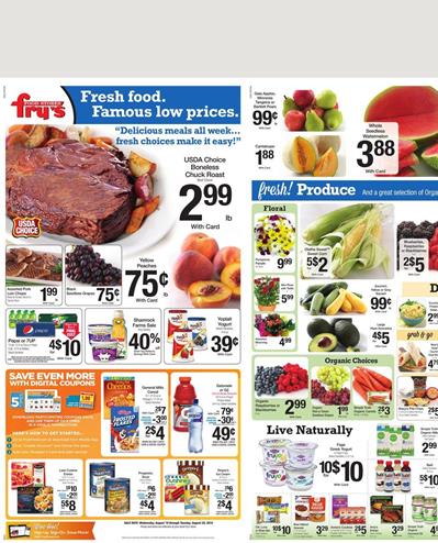 Frys Food Weekly Ad Products Aug 19 2015