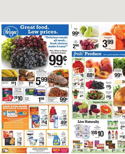 Kroger Weekly Ad Preview Aug 19 - Aug 25 2015