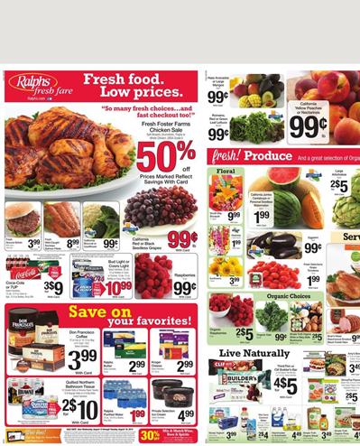 Ralphs Weekly Ad Aug 12 - Aug 18 2015 Food Products
