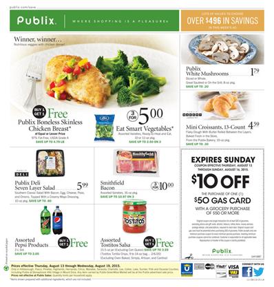 Shop at Publix Weekly Ad Online in this Weekend