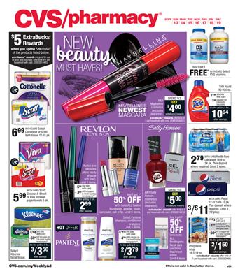 CVS Weekly Ad 9 13 2015 Pharmacy and Savings