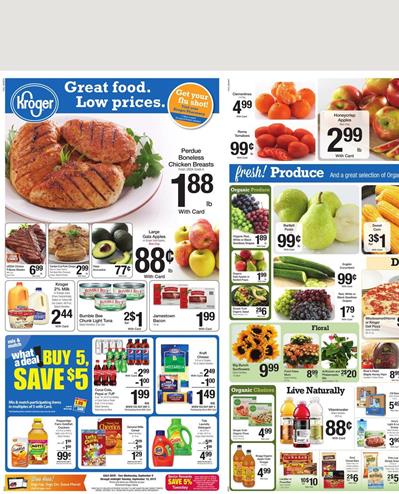 Kroger Weekly Ad Food Sep 9 2015