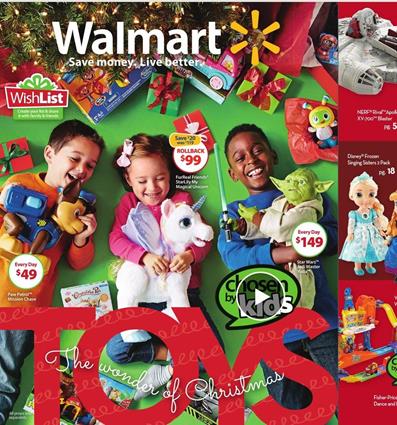 Walmart Ad Toy Sale November - December 2015
