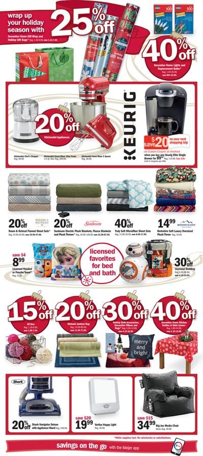 Meijer Holiday Gifts Ad Prices 2015