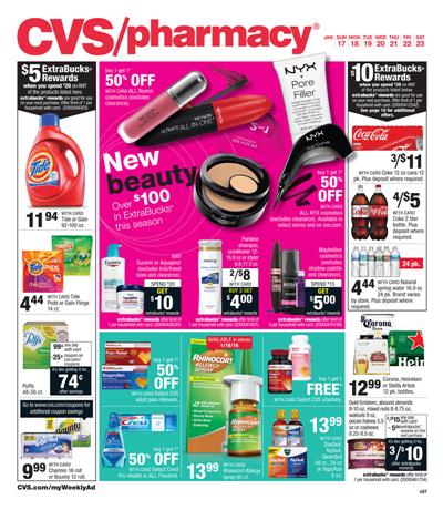 CVS Pharmacy Products Jan 19 2016