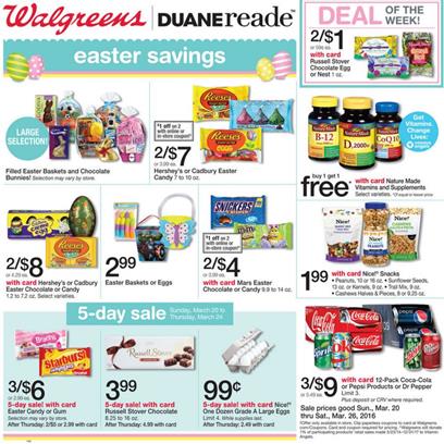 Walgreens Ad Mar 20 2016 and Easter Sale - WeeklyAds2