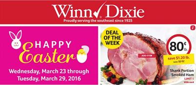 Winn Dixie Ad Mar 23 2016