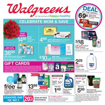 Walgreens Ad Mother's Day Sale 2016