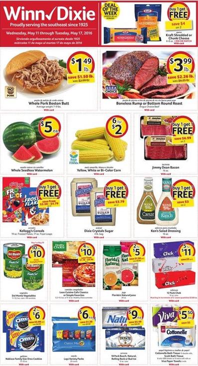 Winn Dixie Ad May 11 2016