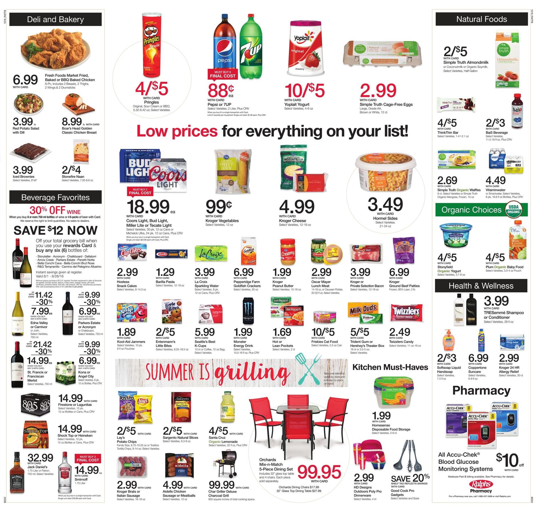 Ralphs Weekly Ad June 1 7 2016 Buy 5 Save 5 and Coupons WeeklyAds2