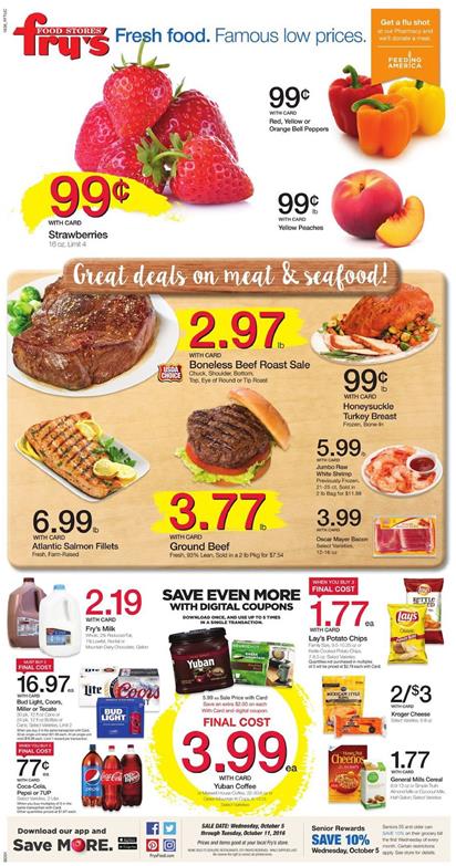 Fry's Weekly Ad Oct 5 - 11 2016