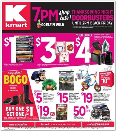 Kmart Black Friday Ad 2016 Night Doorbusters