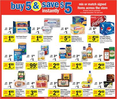 Meijer Weekly Ad Nov 6 - 12 Buy 5 Save 5