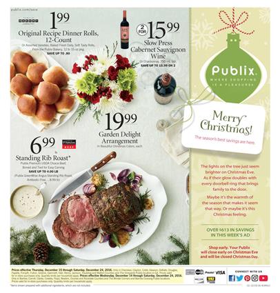 Publix Weekly Ad Christmas Deals 2016