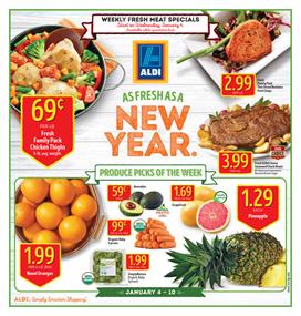 ALDI Weekly Ad Food January 4 - 10 2017