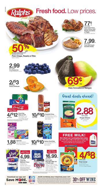 Ralphs Weekly Ad Overview Jan 15 - 21 2017
