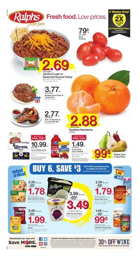 Ralphs Weekly Ad Overview Jan 18 - 24 2017