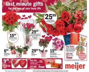 Meijer Ad Valentine's Day Feb 12 pg 1