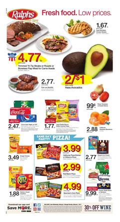 Ralphs Weekly Ad Food Deals February 1 - 7 2017