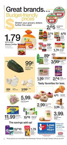 Ralphs Weekly Ad Grocery Feb 22 - 28 2017