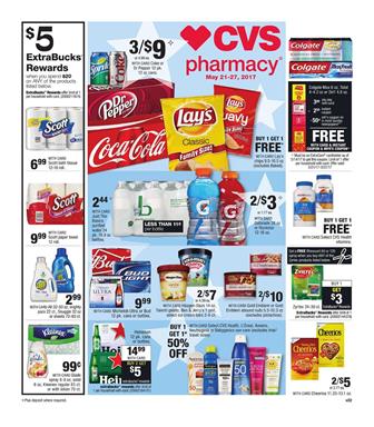 CVS Weekly Ad Pharmacy May 21 - 27 2017 Extrabucks