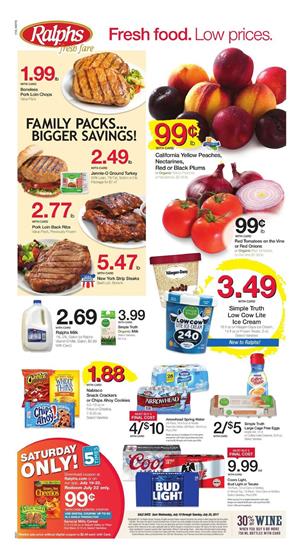 Ralphs Weekly Ad Deals July 23 - 29 2017