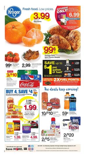 Kroger Ad Mix And Match Sale Sep 20 - 26 2017