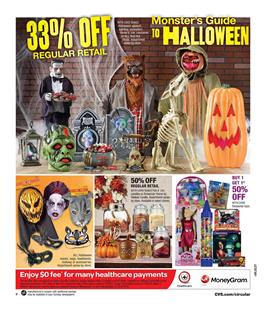 CVS Ad Halloween Products Oct 22 - 28, 2017