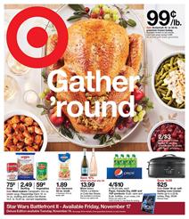 Target Ad Thanksgiving Food Nov 12 - 18, 2017