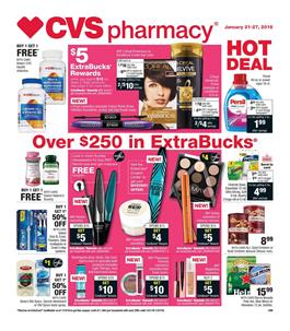 CVS Weekly Ad Deals January 21 - 27, 2018