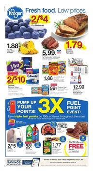 Kroger Weekly Ad Deals January 10 - 16 January 2018
